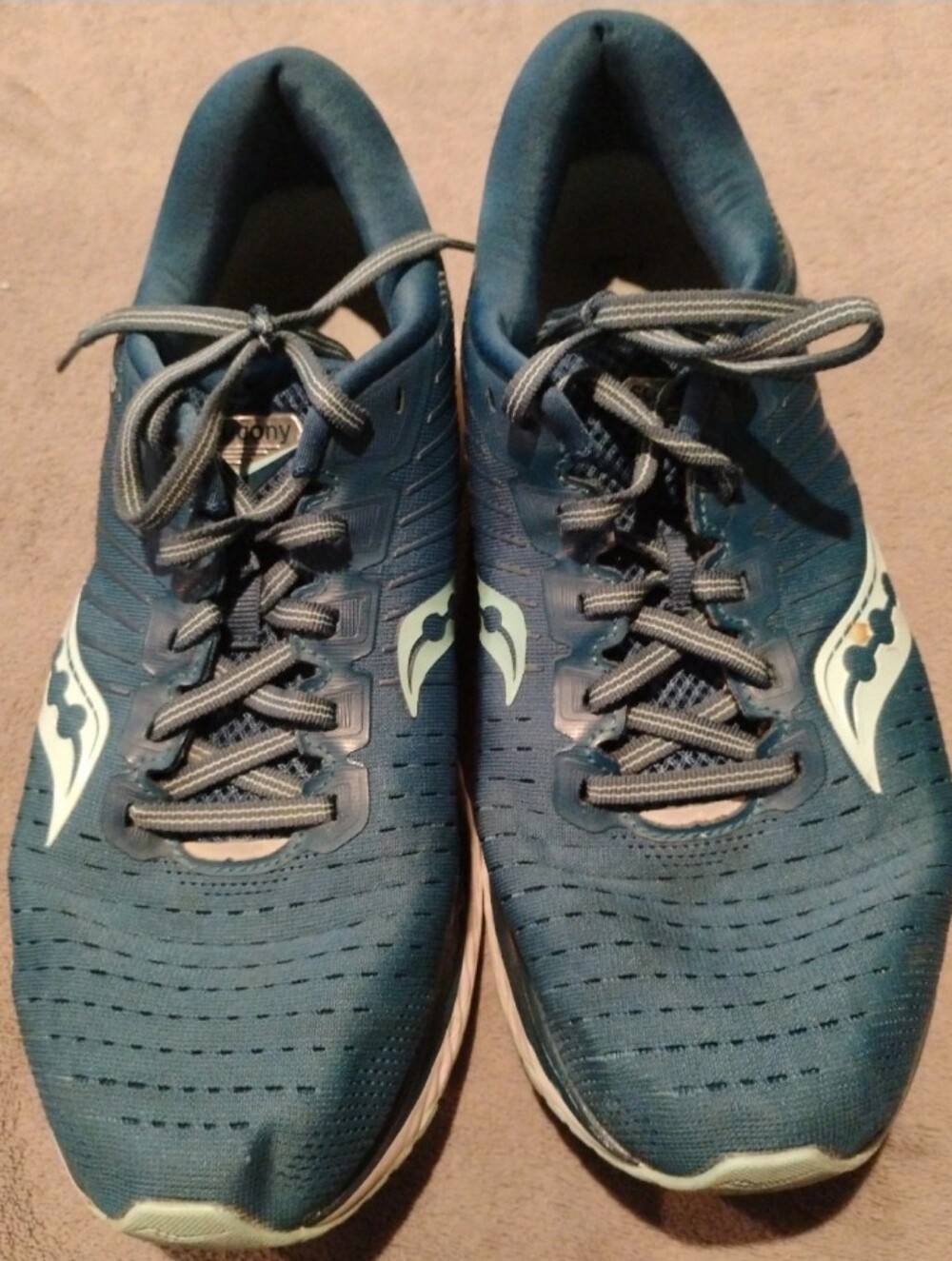 Saucony-Formfit Blue Aqua Stability Running Shoes - 10.5 women's